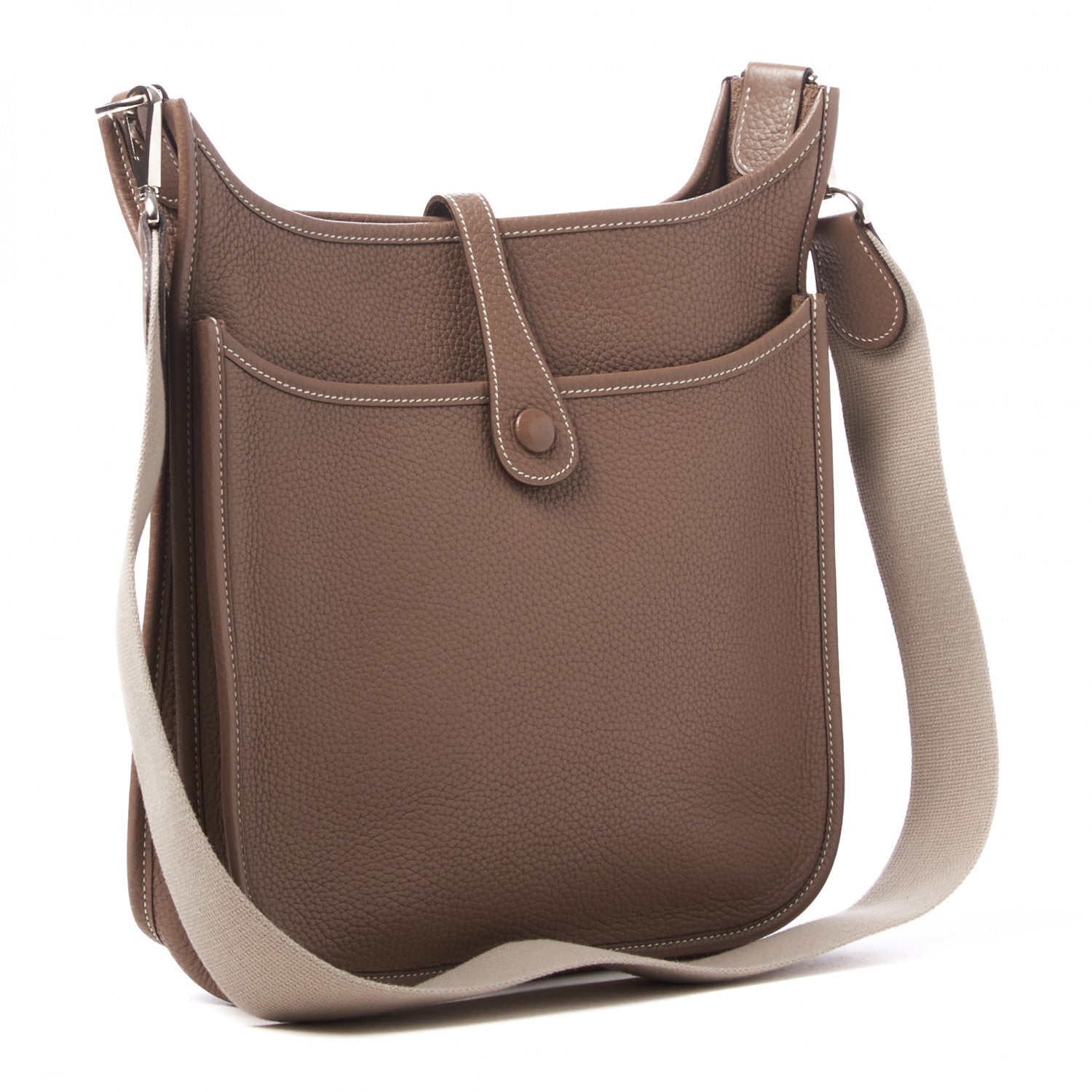 Hermes Taurillon Clemence Evelyne II PM Etoupe 3 of 12