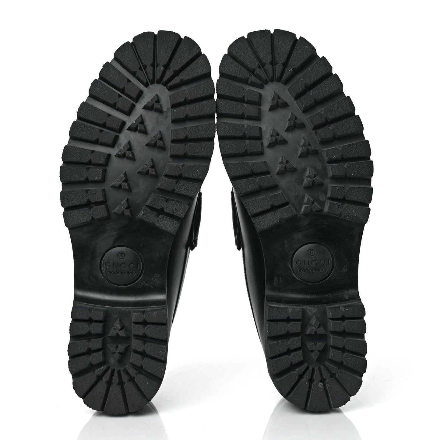 Cirano Lux Web Mens Horsebit Lug Sole Loafers 8 Black