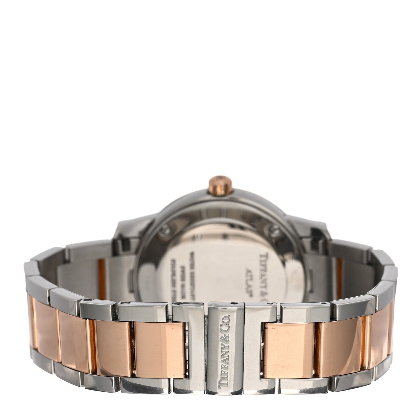 Stainless Steel 18K Rose Gold 29mm Atlas 2-Hand Quartz Watch