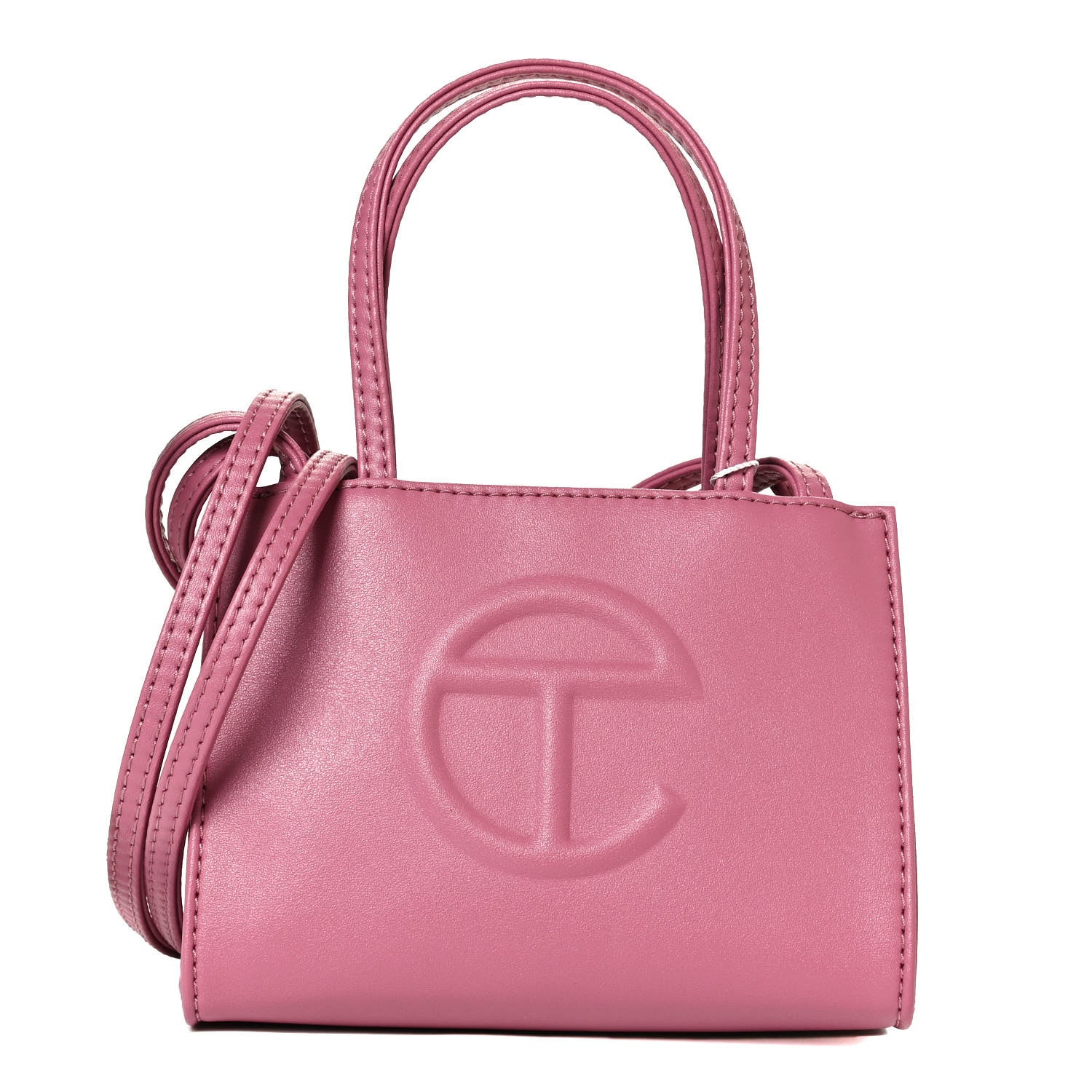 Telfar Vegan Leather Small Shopping Bag Corned Beef 1 of 10