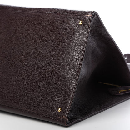 Chanel Caviar CC Tote Brown 6 of 8