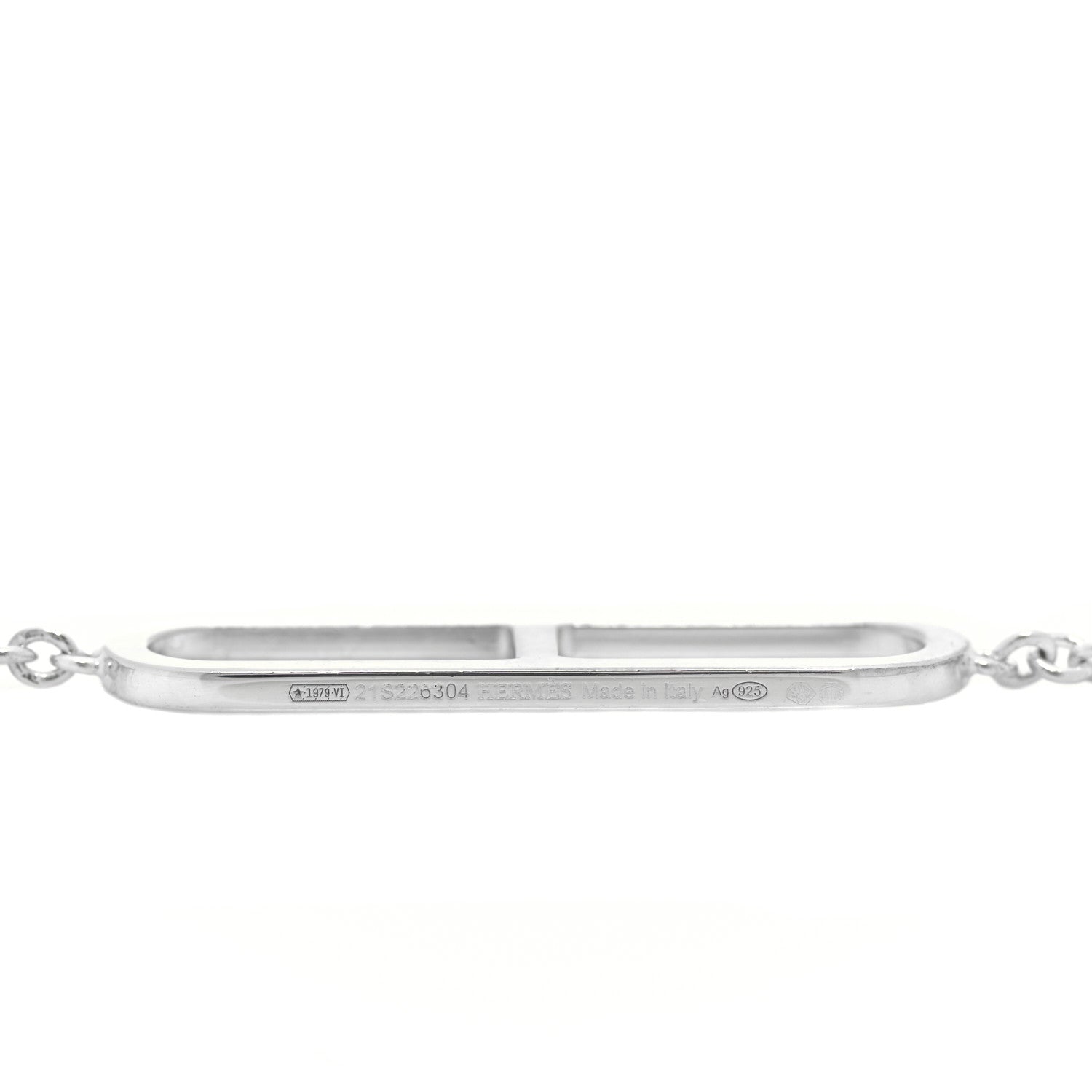 Hermes Sterling Silver Ever Chaine d'Ancre Long Lariat Necklace 5 of 6