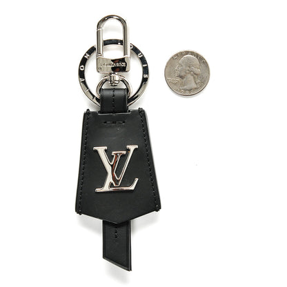 Louis Vuitton Leather Clochette Key Holder Black 2 of 5