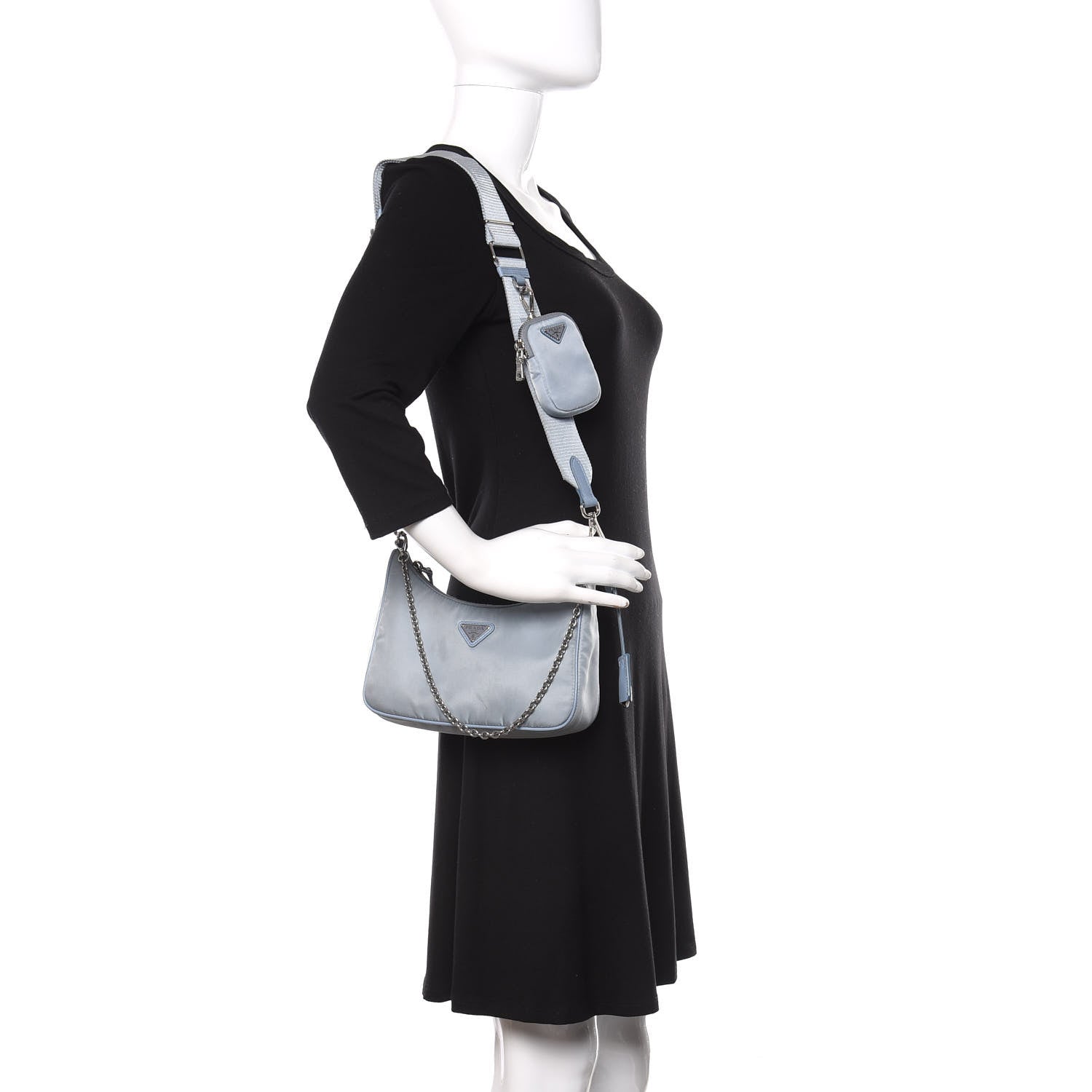 Prada Nylon Re-Edition 2005 Shoulder Bag Astrale 2 of 12