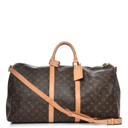Louis Vuitton Monogram Keepall Bandouliere 55 1 of 12