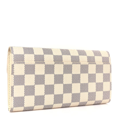 Louis Vuitton Damier Azur Sarah Wallet NM 3 of 7