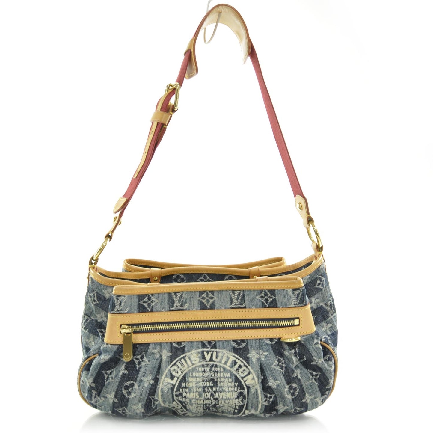 Denim Raye Porte Epaule MM