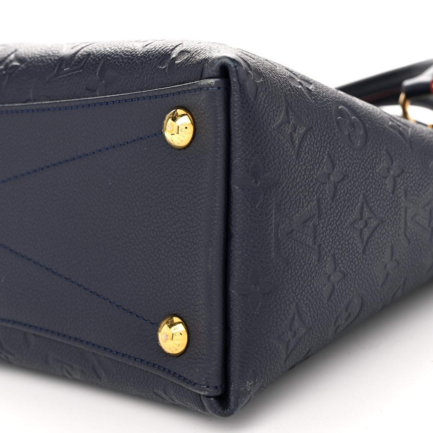 Empreinte V Tote MM Marine Rouge