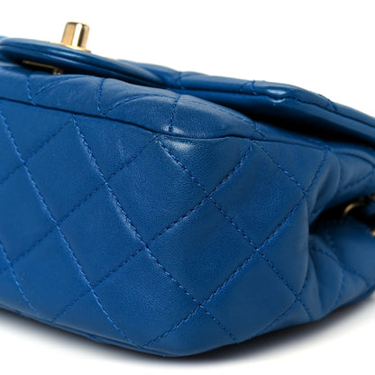 Chanel Lambskin Quilted Mini Pearl Crush Flap Blue 11 of 11