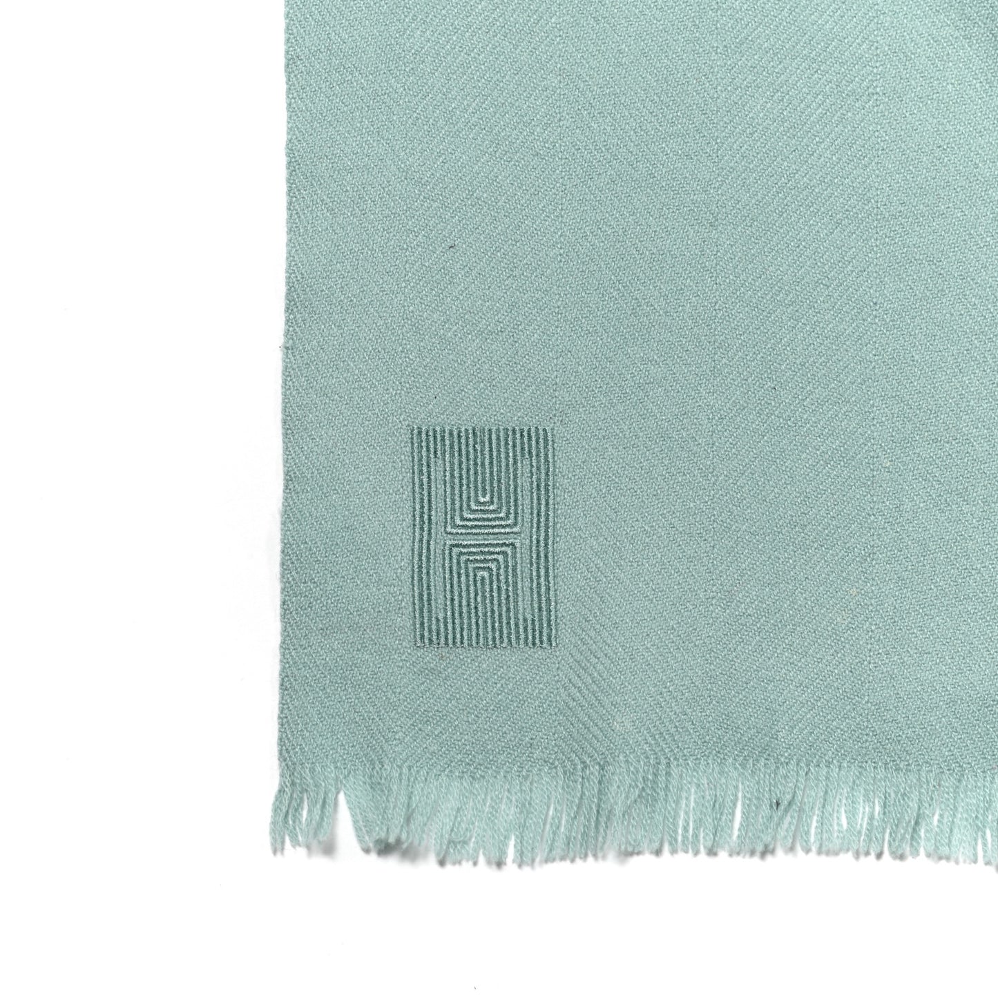 Cashmere Soft Stole Vert Tisane