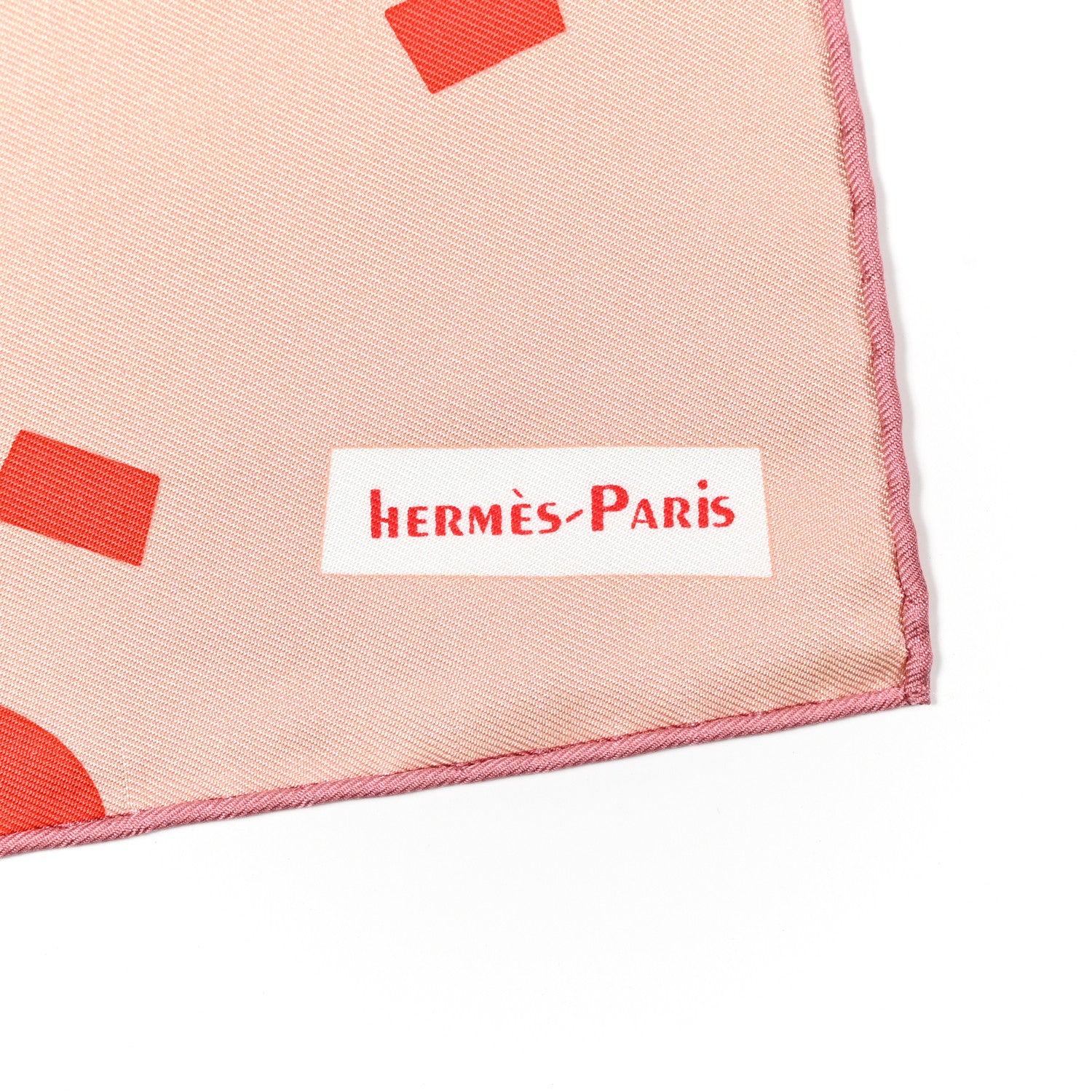 Hermes Silk Just Married Scarf 45 Rose Pale Vieux Rose 2 of 4
