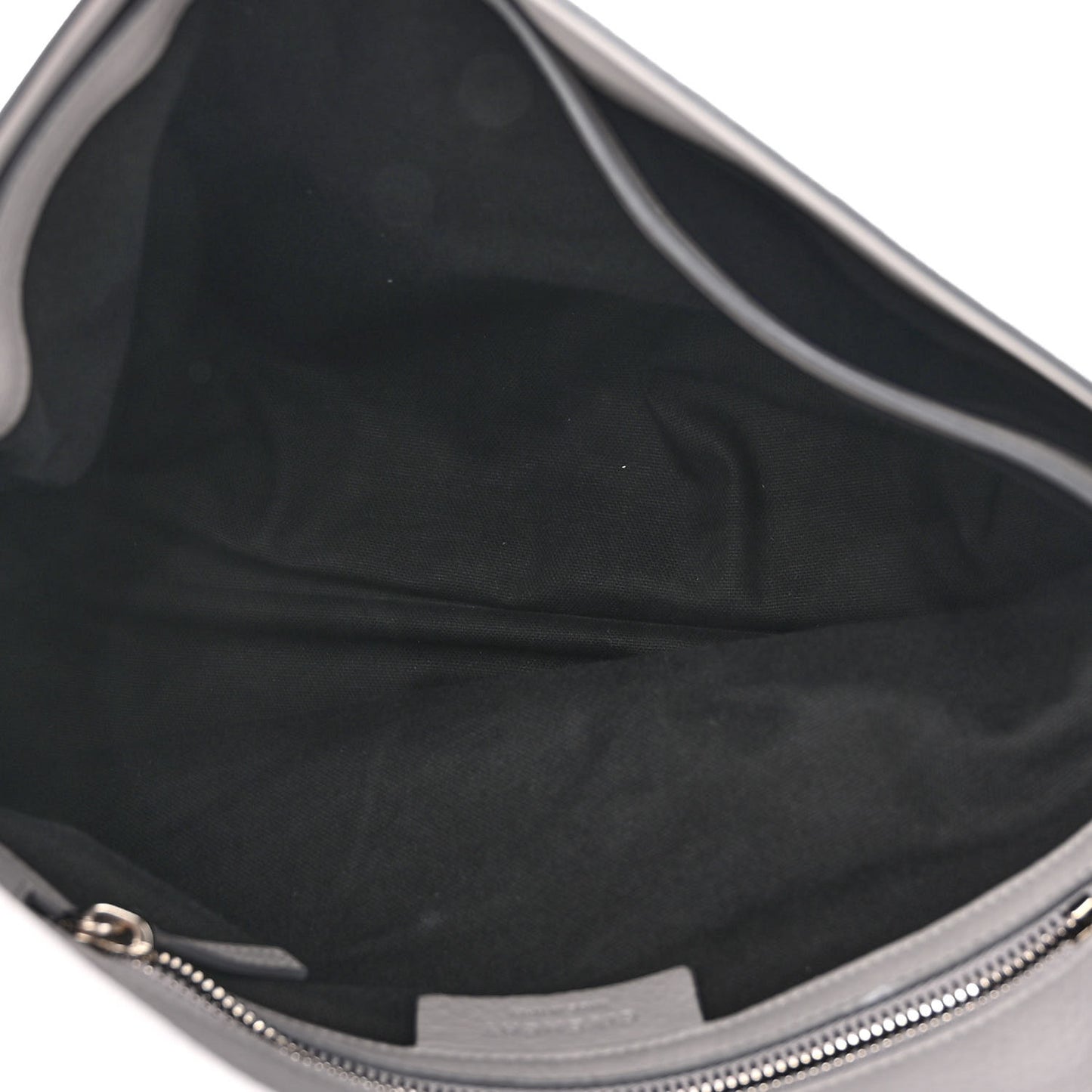 Grained Calfskin Medium Pandora Pure Flap Bag Pearl Grey