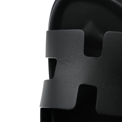 Hermes Calfskin Womens Chypre Sandals 37 Black 9 of 10