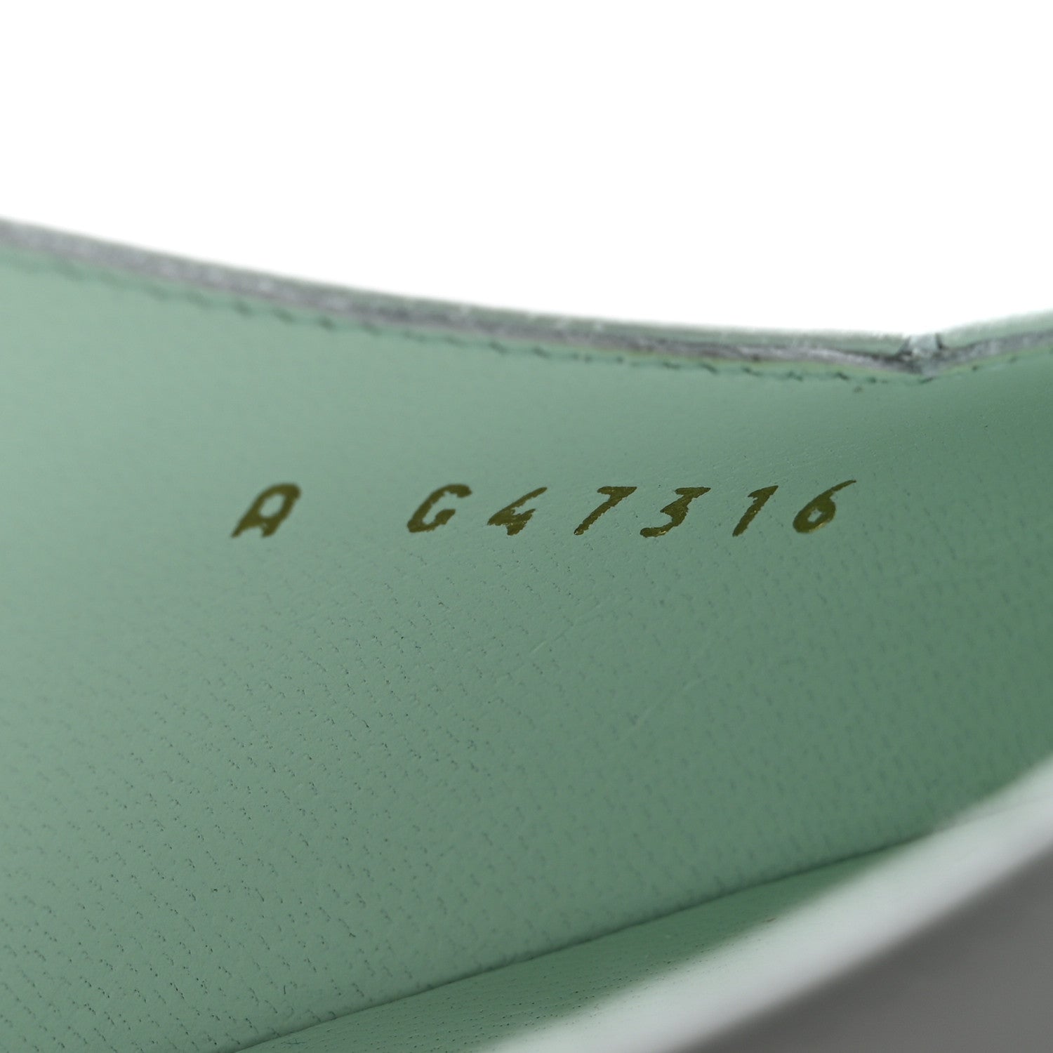 Chanel Goatskin Mixed Fibers Cap Toe Slingback Pumps 40 Light Green Black 9 of 10