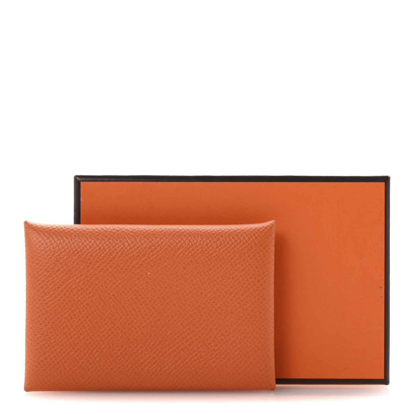 Epsom Verso Calvi Card Case Orange Celeste