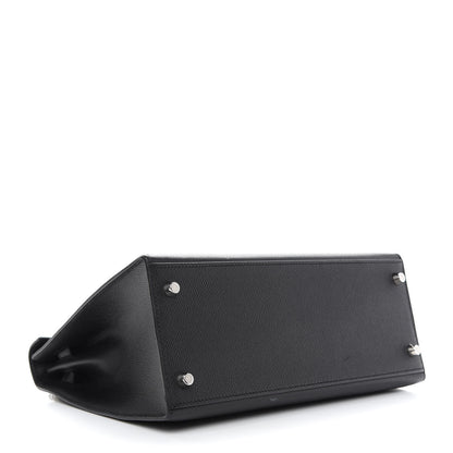 Hermes Epsom Kelly Sellier 28 Black 4 of 12