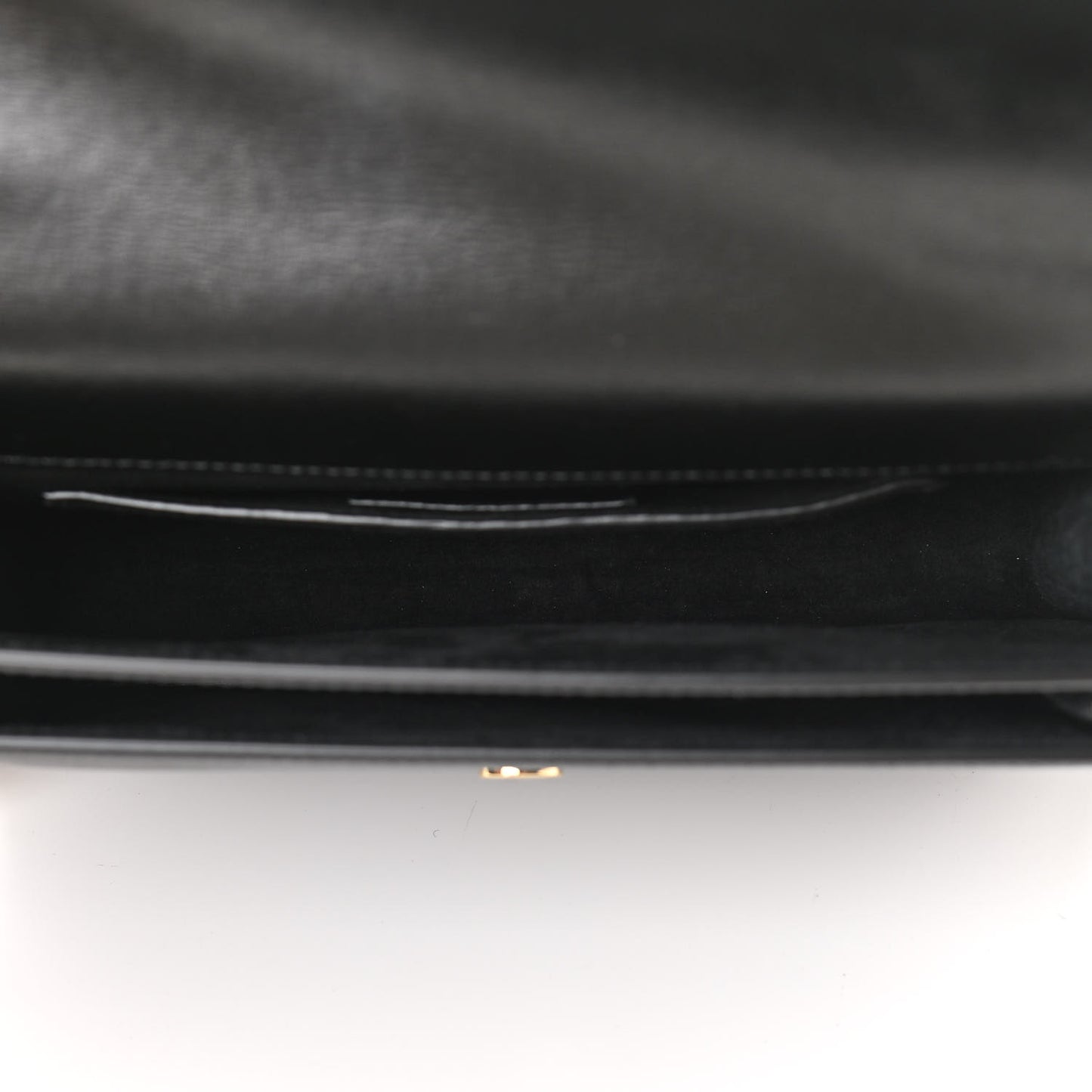 Calfskin Monogram Sunset Chain Wallet Black