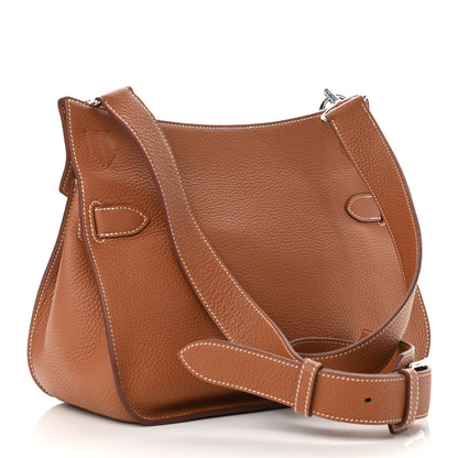 Hermes Taurillon Clemence Jypsiere 31 Gold 3 of 11