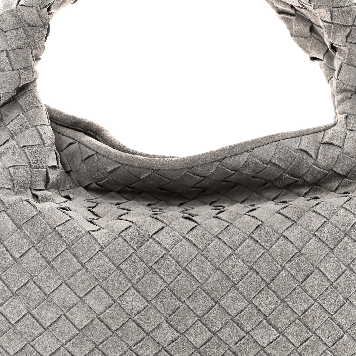 Bottega Veneta Suede Intrecciato Small Hop Sterling 7 of 9