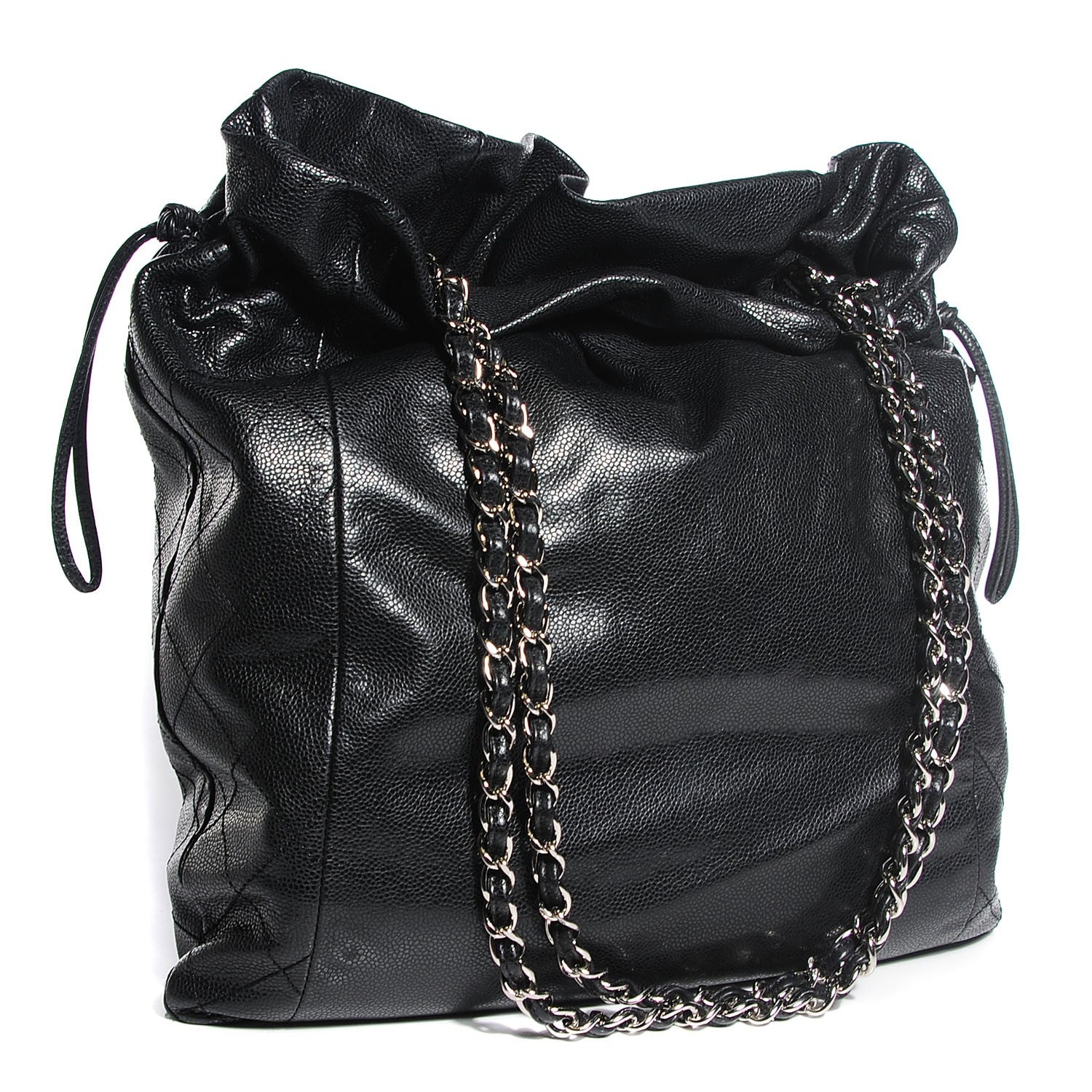 Chanel Caviar 31 Drawstring Tote Black 3 of 7