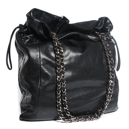 Chanel Caviar 31 Drawstring Tote Black 3 of 7