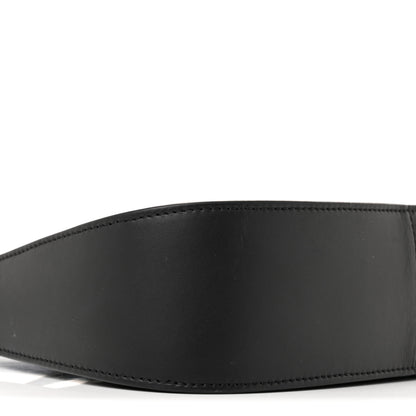 The Row Smooth Calfskin Half Moon Shoulder Bag Black 8 of 11