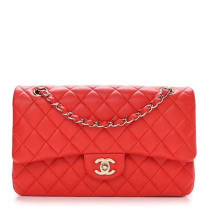 Chanel Lambskin Quilted Medium Double Flap Red 1 of 11