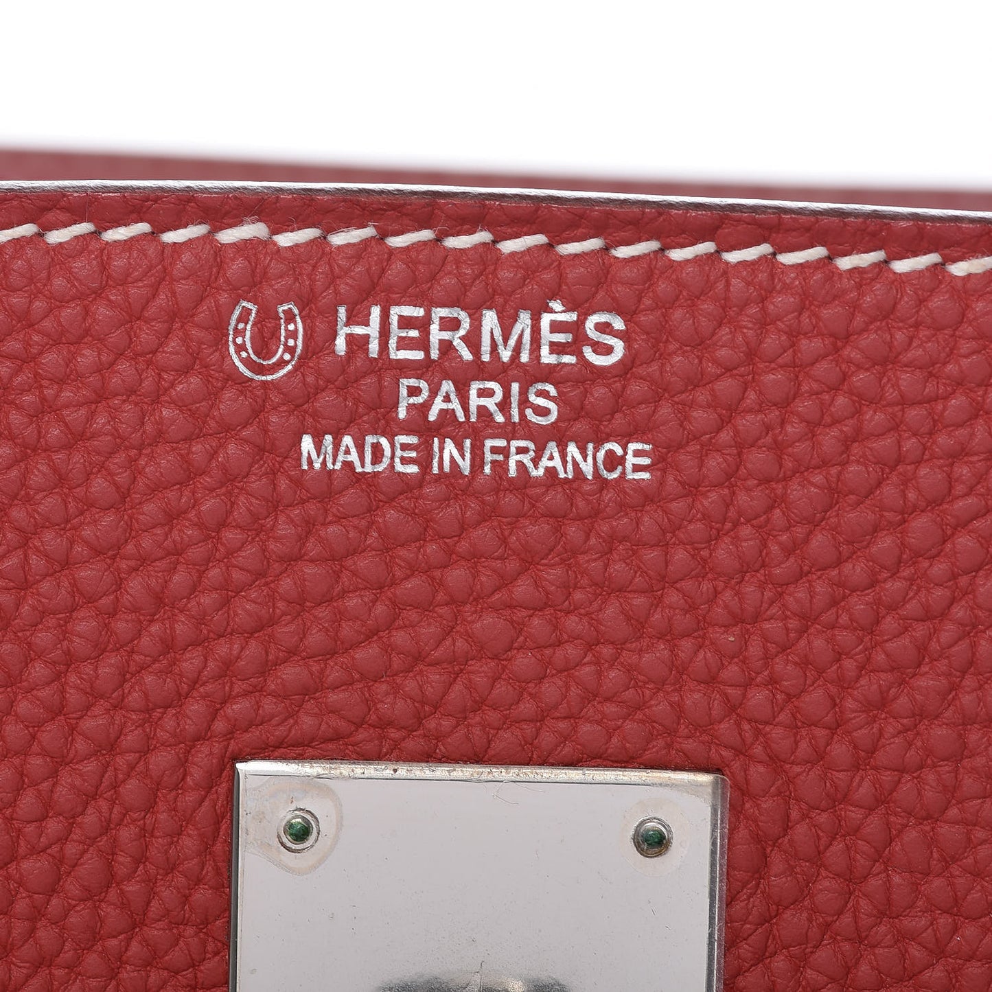 Togo Horseshoe Birkin 35 Rouge Garance