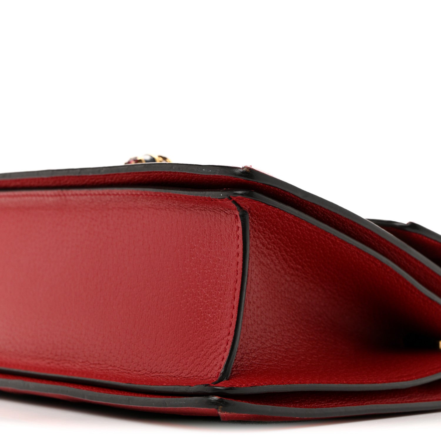 Gucci GG Supreme Monogram Small Queen Margaret Top Handle Bag Red 10 of 16