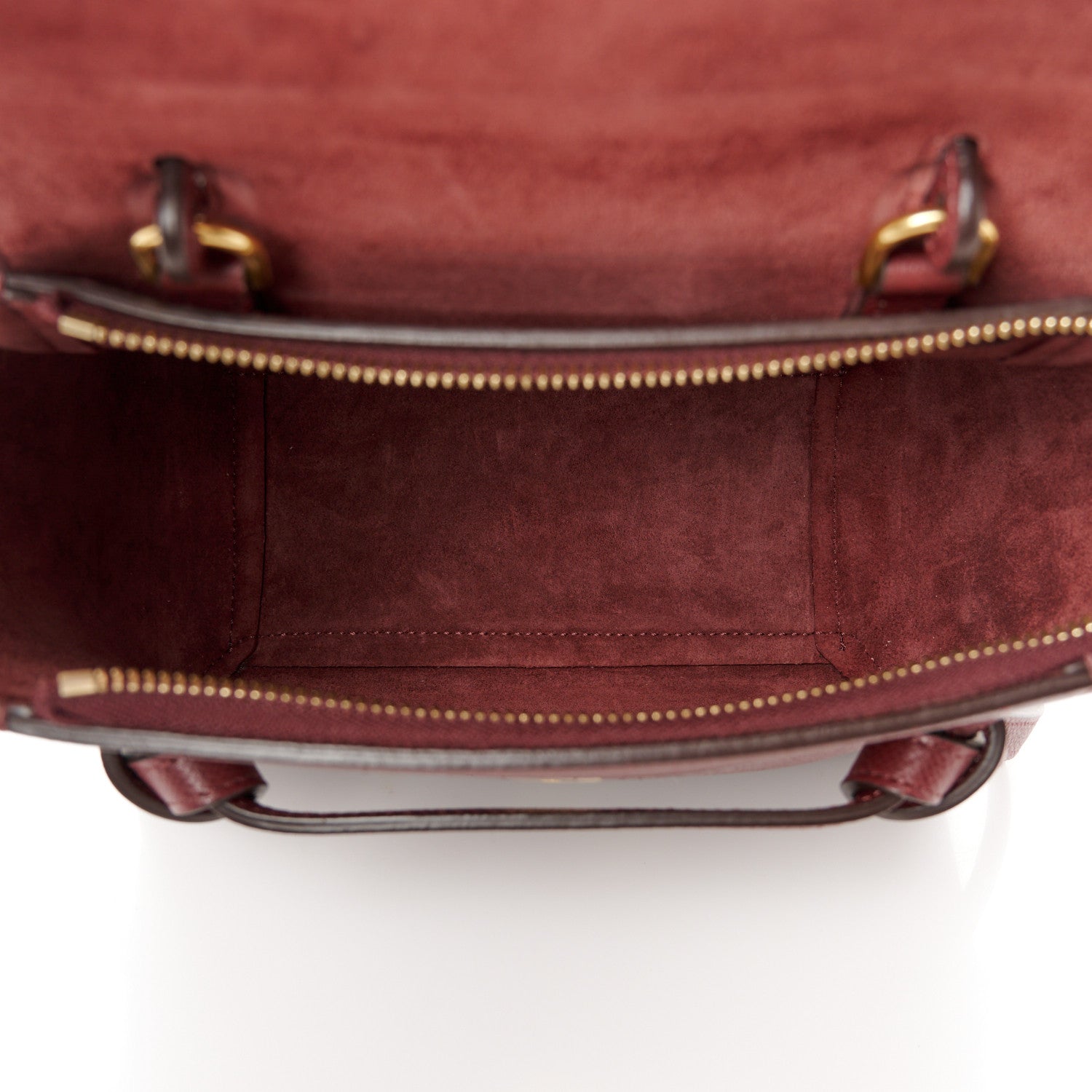 Celine Grained Calfskin Nano Belt Bag Light Burgundy 5 of 11