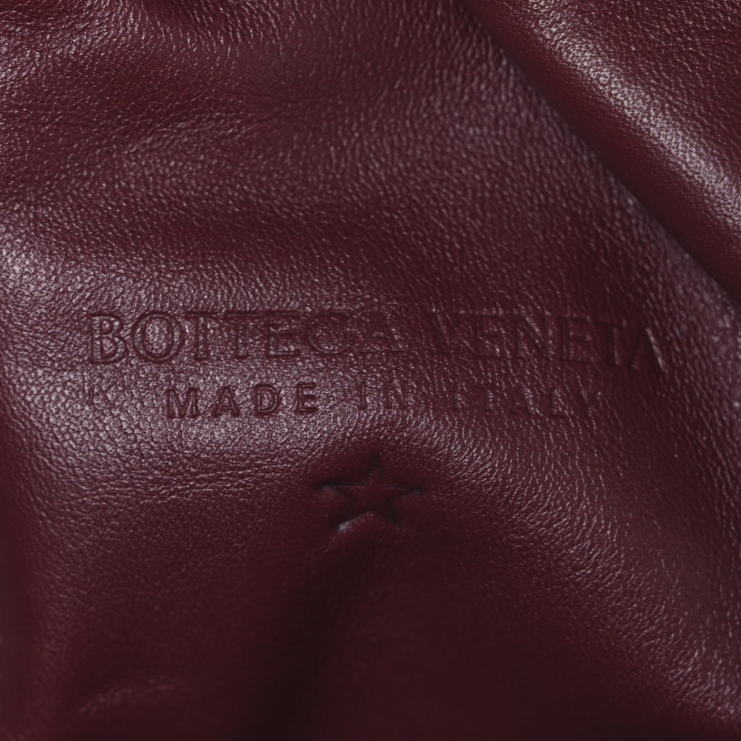 Smooth Butter Calf The Pouch Oversized Clutch Bordeaux