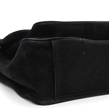 Saint Laurent Suede Monogram Medium Niki Chain Satchel Black 10 of 15