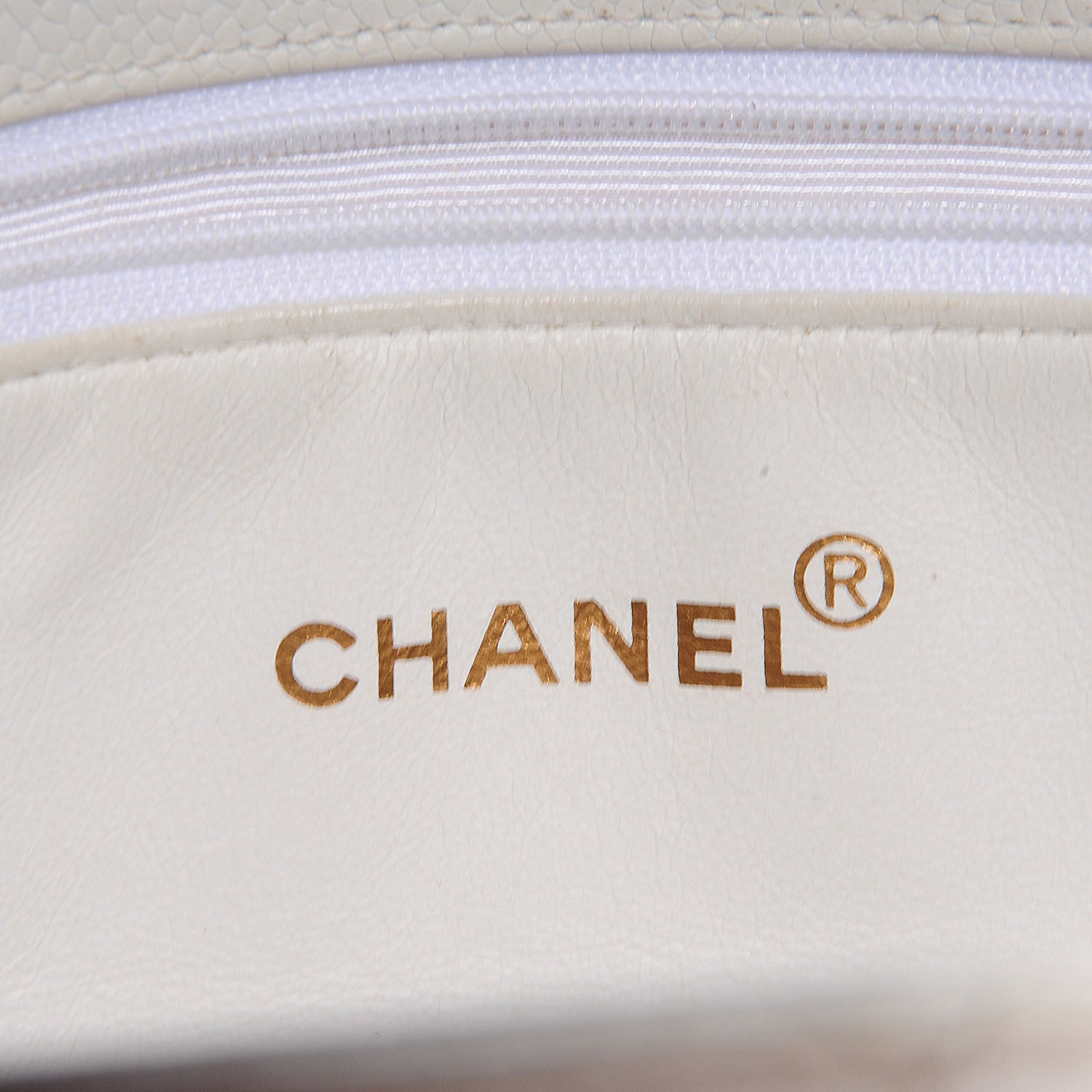 Chanel Caviar Quilted Grand Shopping Tote GST White 6 of 9