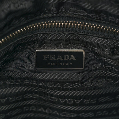 Prada Tessuto Nylon Shoulder Bag Black 6 of 12