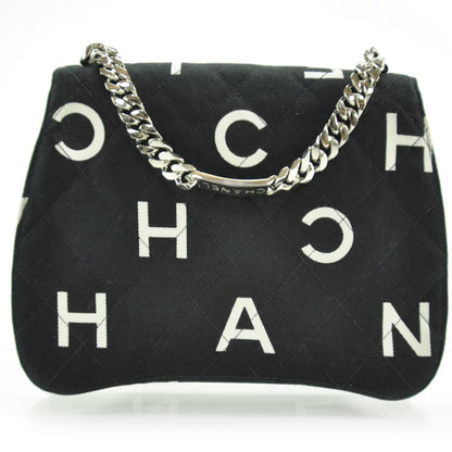 Chanel Canvas Quilted Coco ID Chain Bag Black 4 of 11