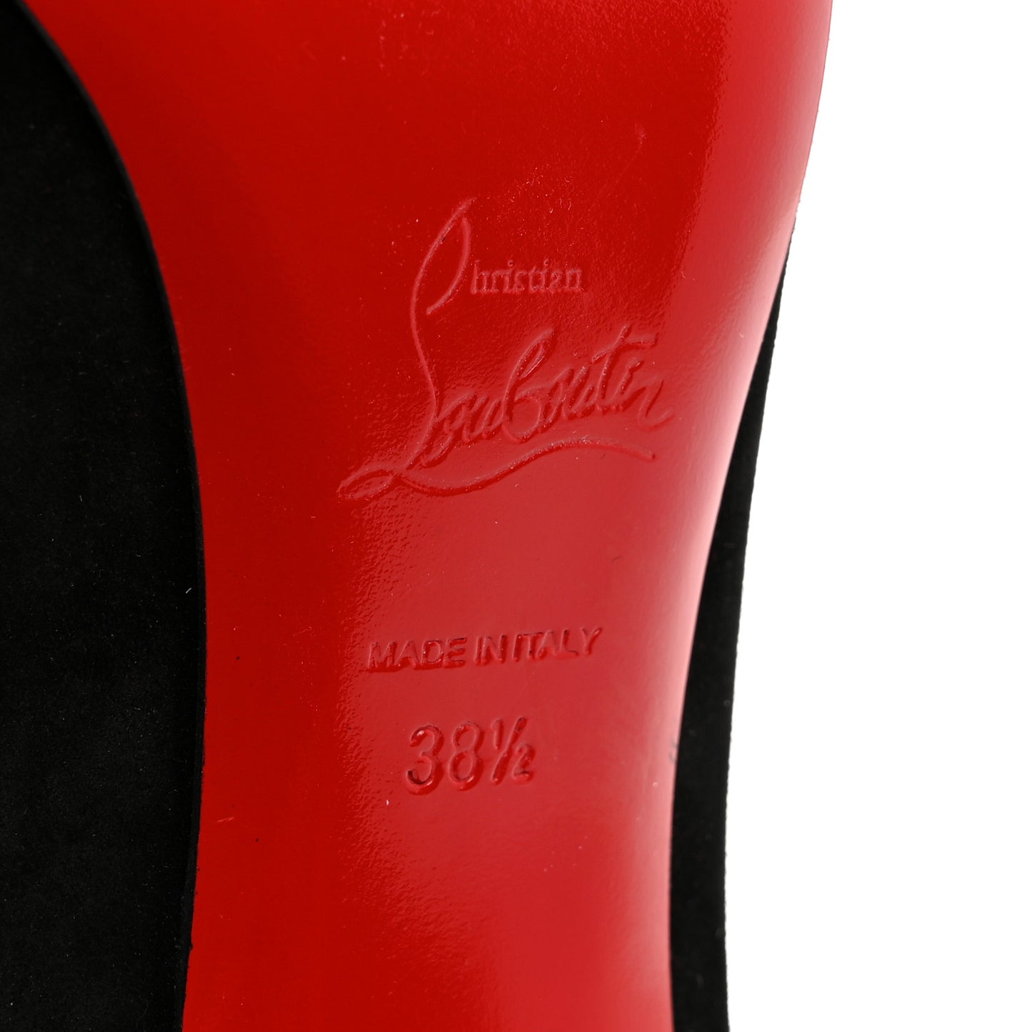 Veau Velours Quart 80 Mules 38.5 Black