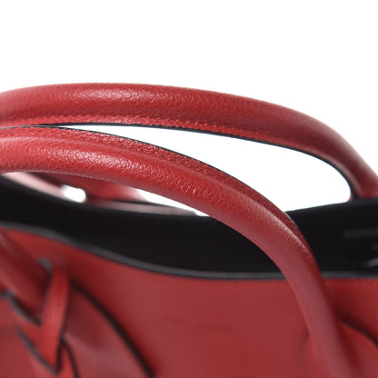 Saint Laurent Grained Calfskin Baby Sac De Jour Red 10 of 10