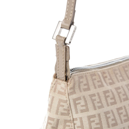 Fendi Zucchino Cuoio Pochette Beige Tortora Pietra 9 of 10