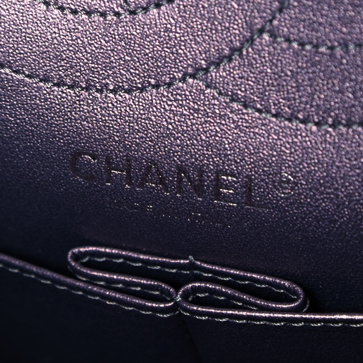 Iridescent Lambskin Quilted 2.55 Reissue 225 Flap Light Purple
