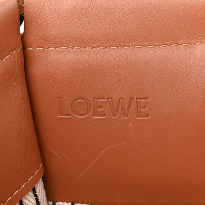 Loewe Canvas Calfskin Cushion Tote Beige 6 of 12