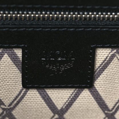 MCM Visetos Toni Shopper Tote Black 5 of 5