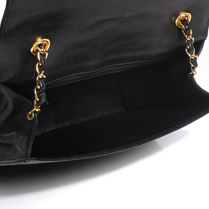 Chanel Lambskin Quilted CC Small Single Flap Black 7 of 8