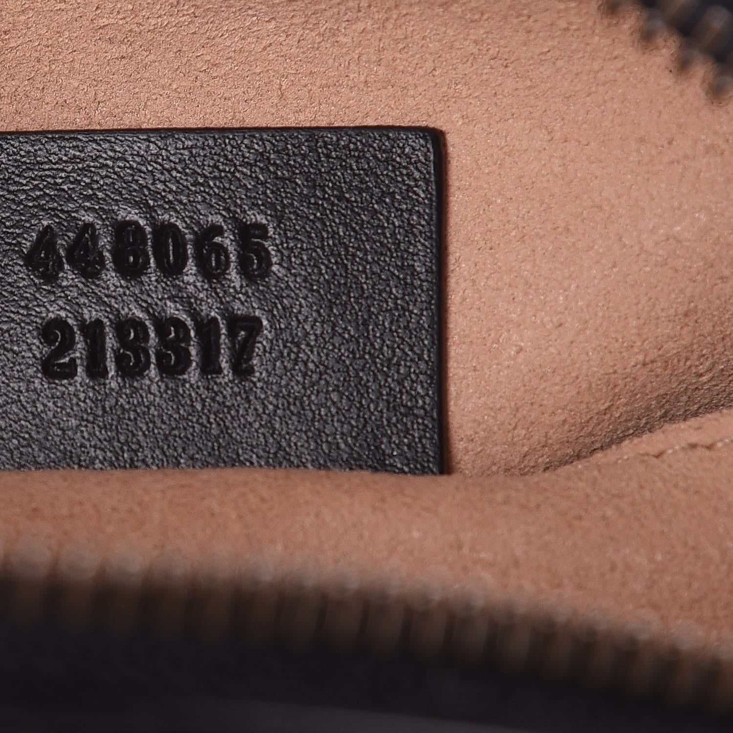 Gucci Calfskin Matelasse Mini GG Marmont Chain Shoulder Bag Black 7 of 10