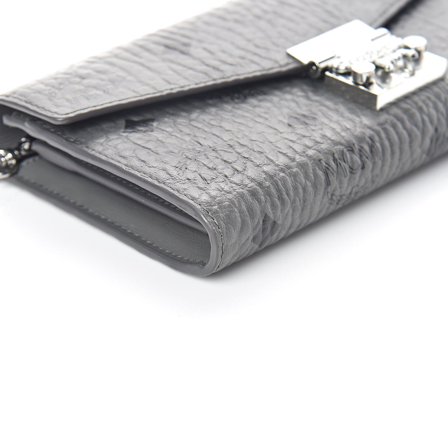 Visetos Large Patricia Wallet On Chain Phantom Grey
