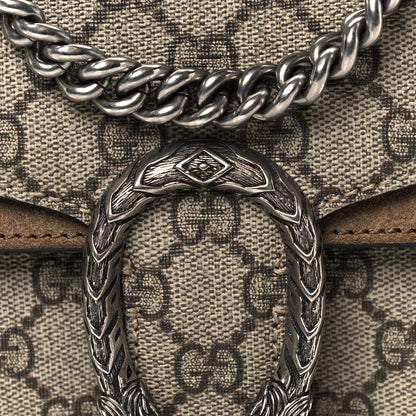 Gucci GG Supreme Monogram Mini Dionysus Shoulder Bag Taupe 8 of 10