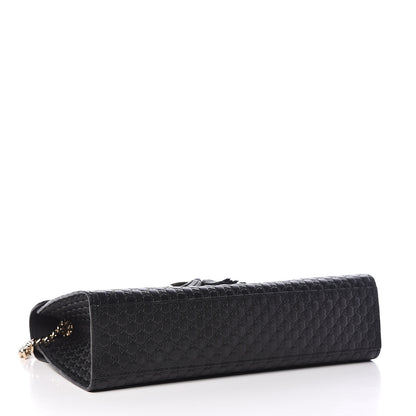 Gucci Microguccissima Medium Emily Chain Shoulder Bag Black 3 of 9