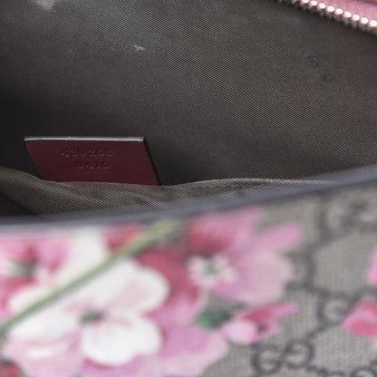 Gucci GG Supreme Monogram Blooms Large Cosmetic Case Beige Multicolor Dry Rose 7 of 8