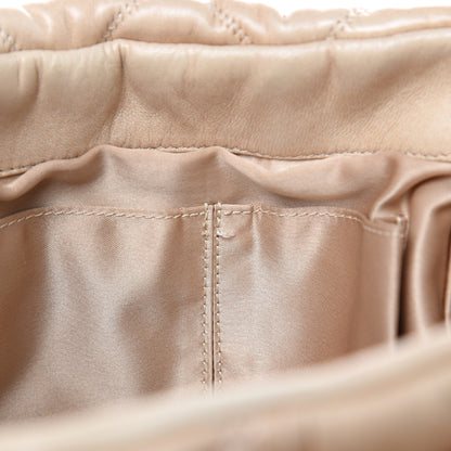 Chanel Lambskin Bubble Quilt Accordion Flap Beige 15 of 19