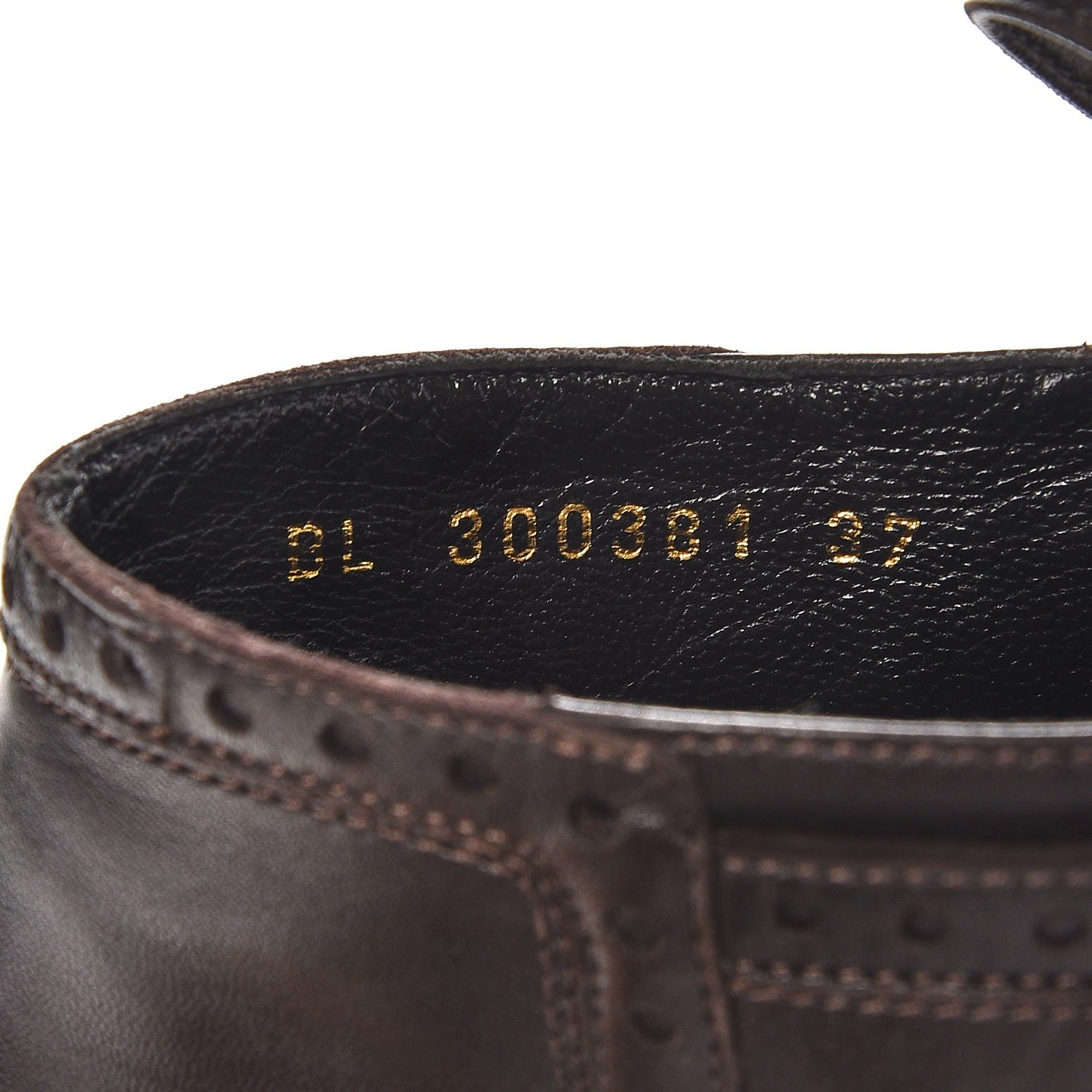 Saint Laurent Nappa Tribtoo 105 Lace Up Booties 37 Chocolate 8 of 11