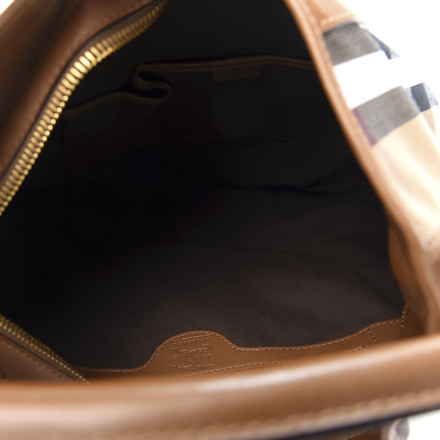 Burberry House Check Hobo Brown 5 of 9